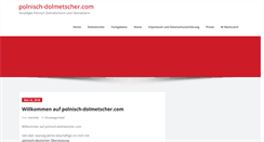 Desktop Screenshot of polnisch-dolmetscher.com